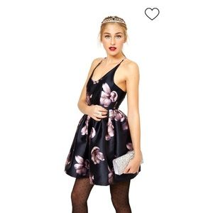 L’atiste Satin Floral Dress
